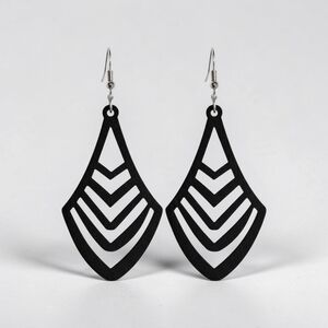 Emperial ▪︎ Wood Enriched Laser Cut Earringz